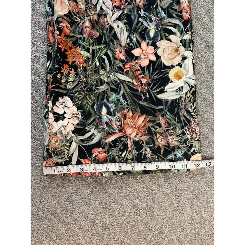 Antonio Melani Jumpsuit Floral Lilli Print Belted Black Terra Size 14
